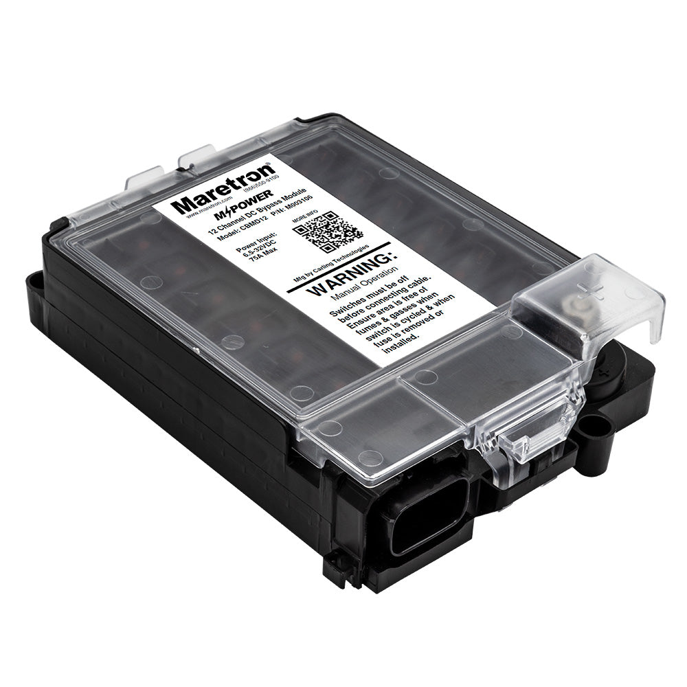 Maretron 12 Circuit Bypass Module NMEA 2K wo Fuse Pack  Jumper Wire CBMD12