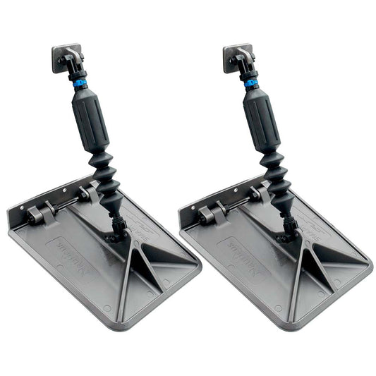 Lectrotab SX 95 x 10 Smart Tabs 1315 Boats w30lb Actuators  3040HP  Gunmetal Grey SXG951030
