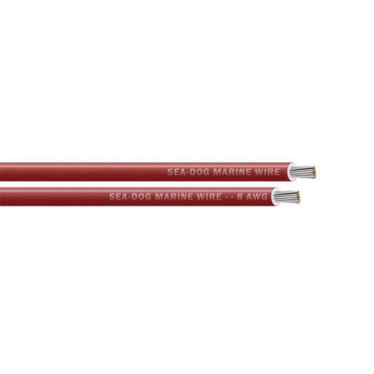 SeaDog 8 AWG Red Primary Wire  100 8008022