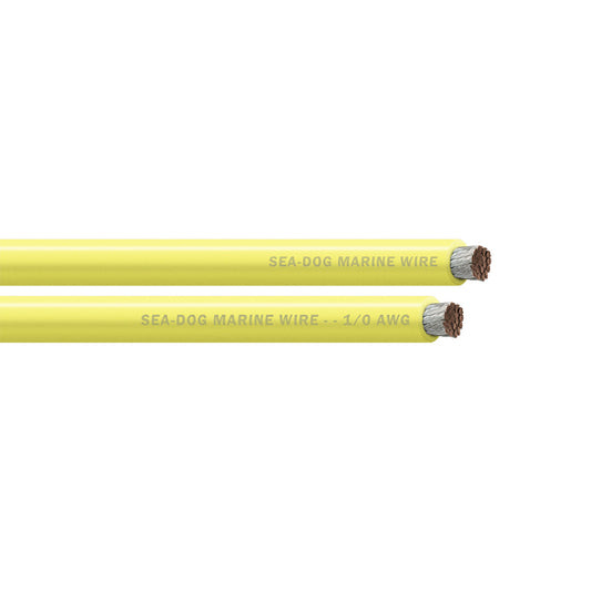 SeaDog 10 AWG Yellow Battery Cable  100 8011032