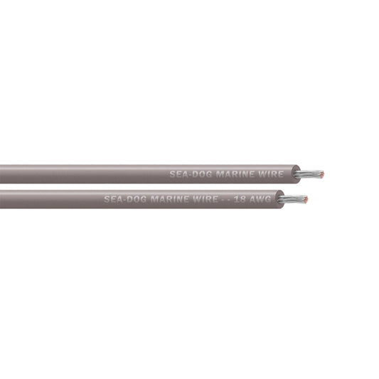 SeaDog 18 AWG Grey Primary Wire  1000 8018119