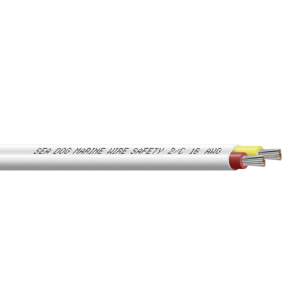 SeaDog 182 AWG Flat Duplex Safety Wire  RedYellow  250 8018224