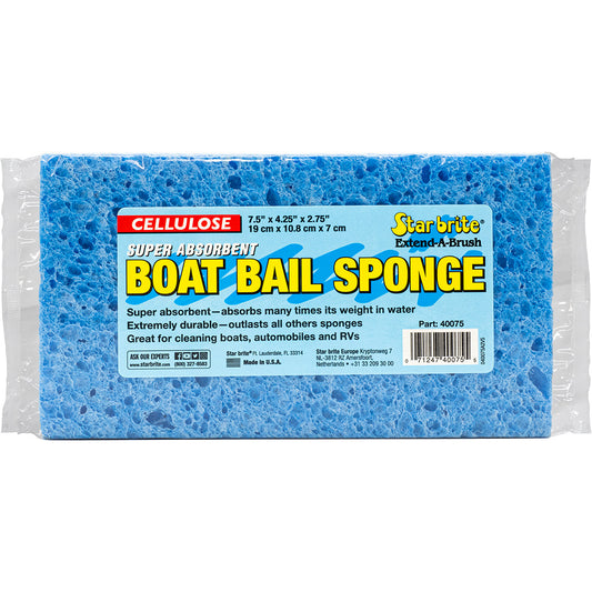 Star brite Super Absorbent Cellulose Bail Sponge XL  75 x 425 x 275 40075