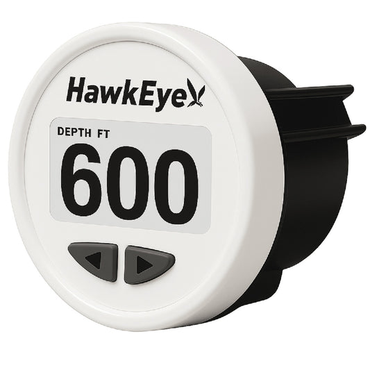 HawkEye DepthTrax Edge InDash Depth Finder  HD Color Display  600 Max Depth  TM Transducer DT3BXTM