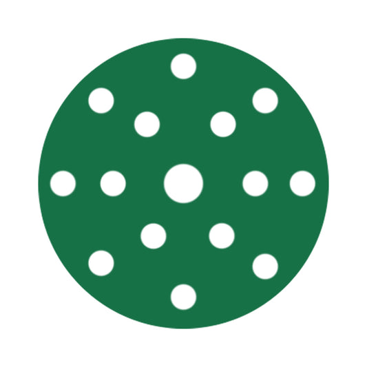 RUPES PROCUT Film Abrasive Discs 150mm 6  15 Holes  P400 Grit Box of 50pcs 945FD400
