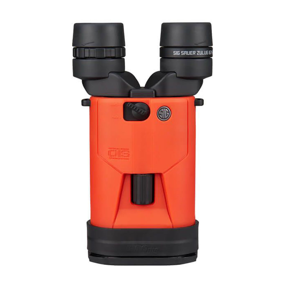 SIG SAUER ZULU6 HDX Marine Binocular wPolarized Flip Lens  16x42mm  Orange SOZ6WP16M