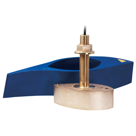 Furuno 526THDD Bronze Broadband ThruHull Transducer wTemp BuiltIn Diplexer  HiSpeed Fairing Block 1kW 10Pin 526TIDHDD