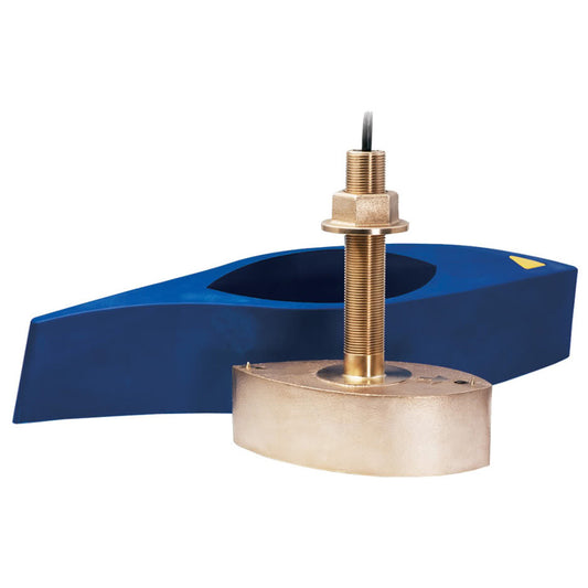 Furuno 526THDN Bronze Broadband ThruHull Transducer w Temp and HiSpeed Fairing Block 1kW No Plug 526TIDHDN