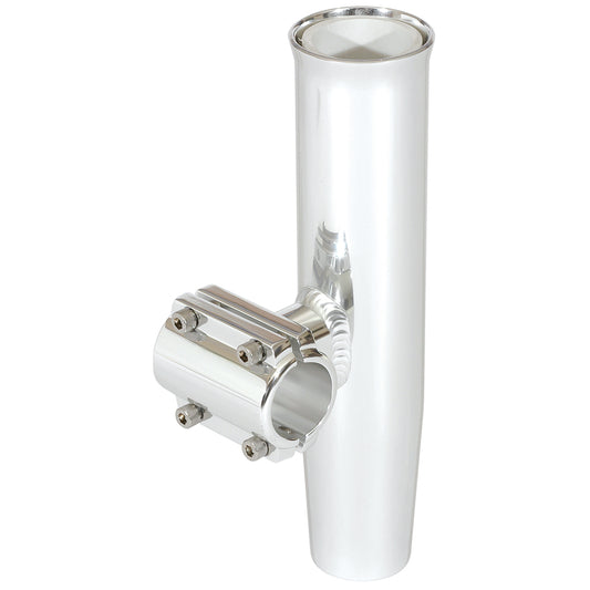 Lees ClampOn Rod Holder  Silver Aluminum  Horizontal Mount  Fits 1050 OD Pipe RA5201SL
