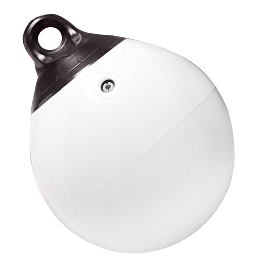 Taylor Made 12 Tuff End Inflatable Vinyl Buoy  White 1143