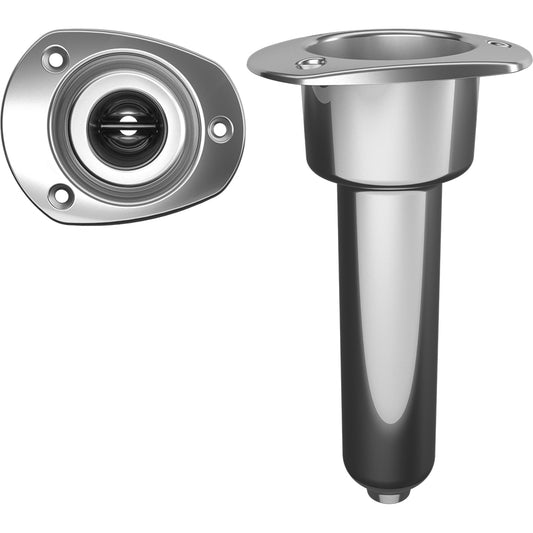 Mate Series Stainless Steel 0 Rod  Cup Holder  Drain  Oval Top C2000D
