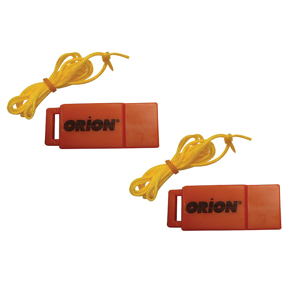 Orion Safety Whistle wLanyards  2Pack 676