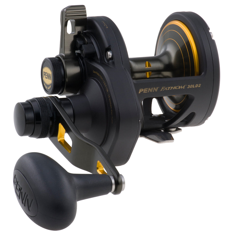 PENN FTH30LD2 Fathom Lever Drag 2 Speed Conventional Reel 1292933
