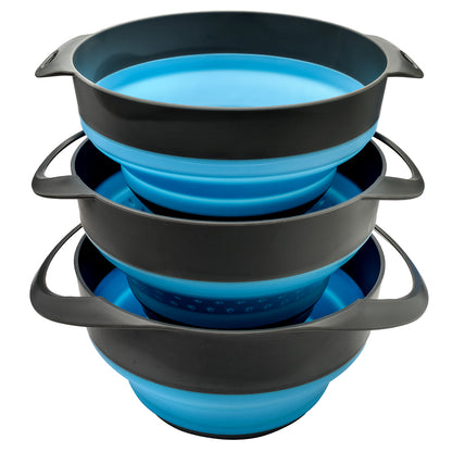 SOL Survive Outdoors Longer Flat Pack Bowls  Strainer Set 01401006