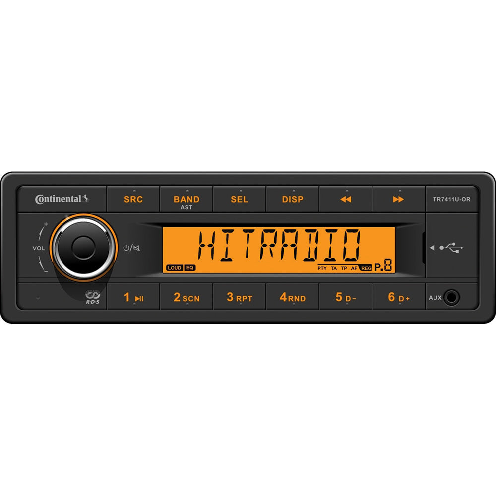 Continental Stereo wAMFMUSB  Harness Included  12V TR7411UORK