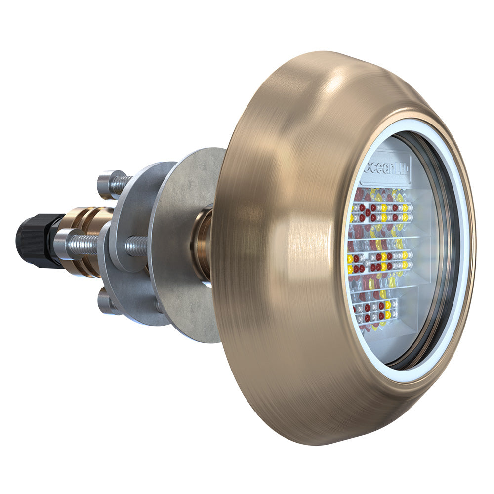 OceanLED Explore E6 Thru Hull  Full RGBW Colors DMX E6TH009CD