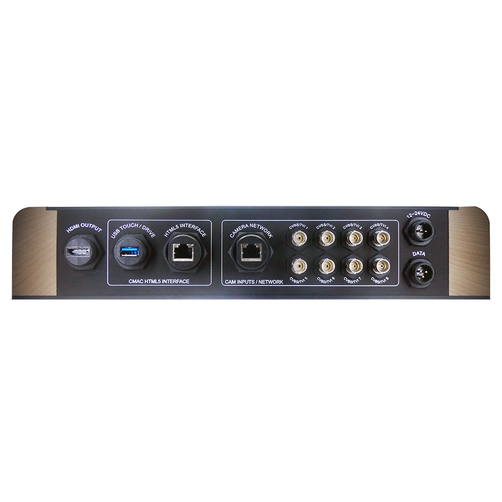 Iris Hybrid Camera Recorder wIrisControl fGarmin OneHelm Host  1TB HDD  8 Analogue  4 IP Camera Inputs CMACHVR1TBG